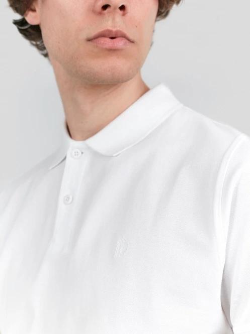 tricou cu guler pt. barbati Fundango Insignia Poloshirt alb 5