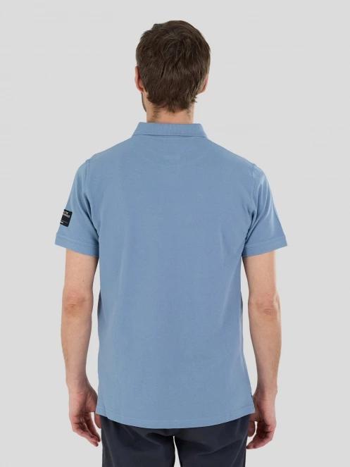 tricou cu guler pt. barbati Fundango Insignia Poloshirt albastru deschis 3