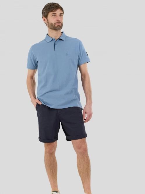 tricou cu guler pt. barbati Fundango Insignia Poloshirt albastru deschis 5