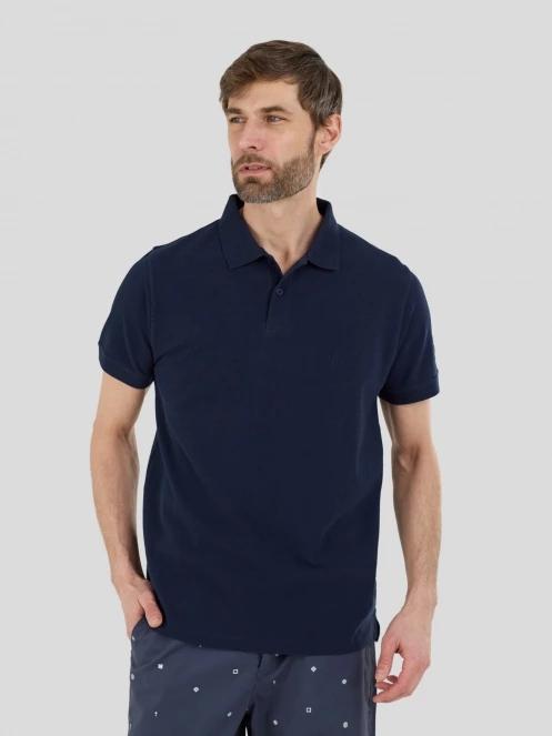 tricou cu guler pt. barbati Fundango Insignia Poloshirt albastru inchis 2