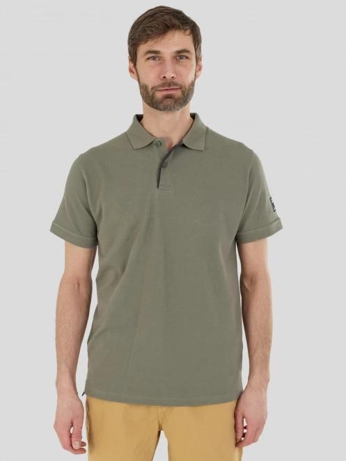 tricou cu guler pt. barbati Fundango Insignia Poloshirt verde 2