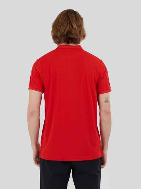 tricou pentru sport, cu maneci scurte pt. barbati Fundango Zeno Tech Poloshirt rosu 3