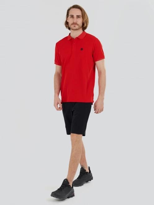tricou pentru sport, cu maneci scurte pt. barbati Fundango Zeno Tech Poloshirt rosu 4