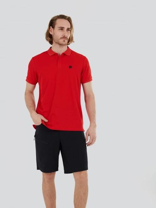 tricou pentru sport, cu maneci scurte pt. barbati Fundango Zeno Tech Poloshirt rosu 5