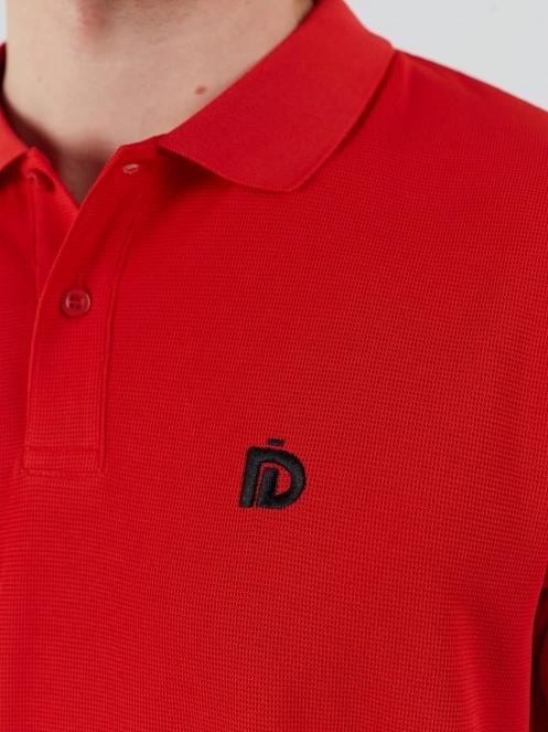 tricou pentru sport, cu maneci scurte pt. barbati Fundango Zeno Tech Poloshirt rosu 6