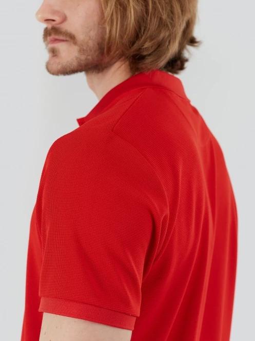 tricou pentru sport, cu maneci scurte pt. barbati Fundango Zeno Tech Poloshirt rosu 7