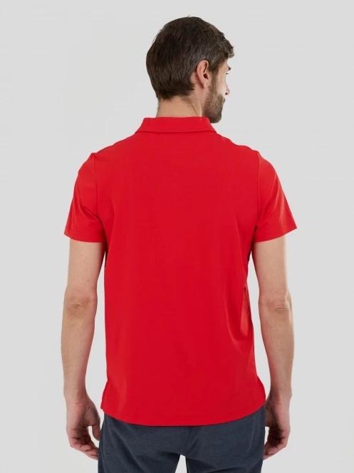 tricou de sport, cu guler pt. barbati Fundango Zeno II Tech Poloshirt rosu 3