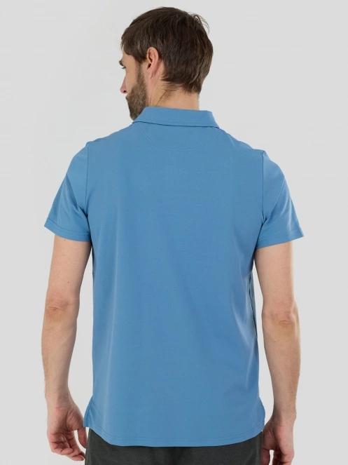 tricou de sport, cu guler pt. barbati Fundango Zeno II Tech Poloshirt albastru 3