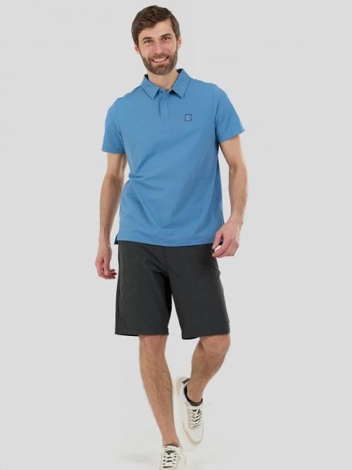 tricou de sport, cu guler pt. barbati Fundango Zeno II Tech Poloshirt albastru 4