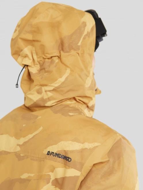 geaca de schi pt. barbati Fundango Tilbury Logo Anorak portocaliu 10