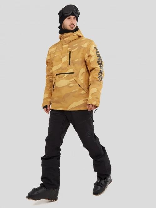 geaca de schi pt. barbati Fundango Tilbury Logo Anorak portocaliu 4