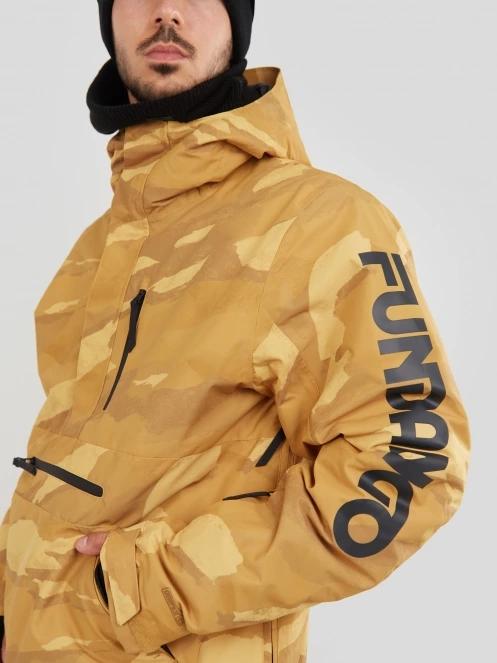 geaca de schi pt. barbati Fundango Tilbury Logo Anorak portocaliu 6