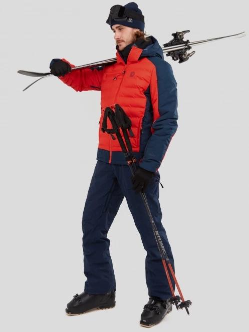 geaca de schi matlasata pt. barbati Fundango Orion Padded Jacket portocaliu 5