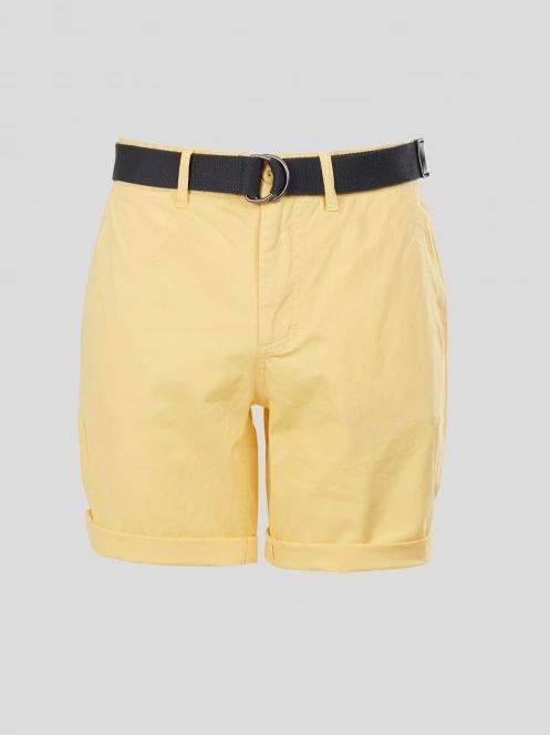 pantaloni scurti pt. barbati Fundango North Shore Chino Shorts galben 5