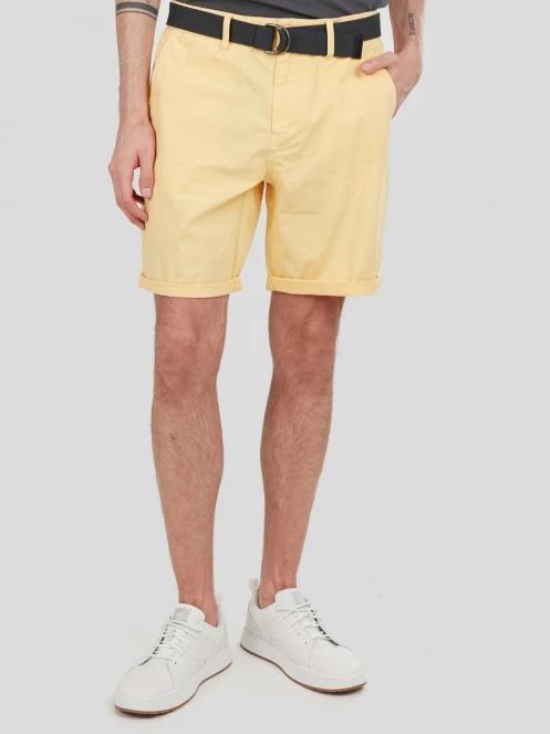 pantaloni scurti pt. barbati Fundango North Shore Chino Shorts galben 2