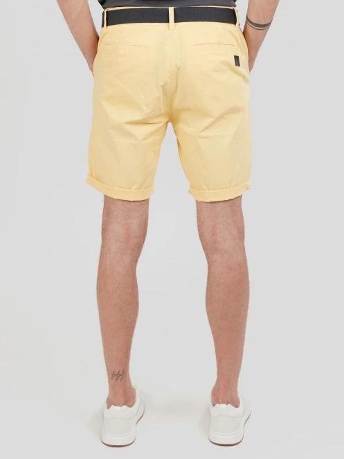 pantaloni scurti pt. barbati Fundango North Shore Chino Shorts galben 3