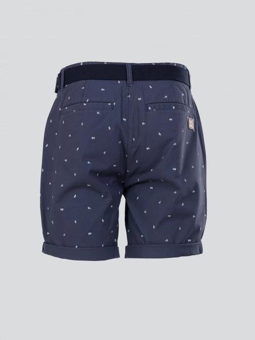 pantaloni scurti pt. barbati Fundango North Shore Chino Shorts albastru inchis 10