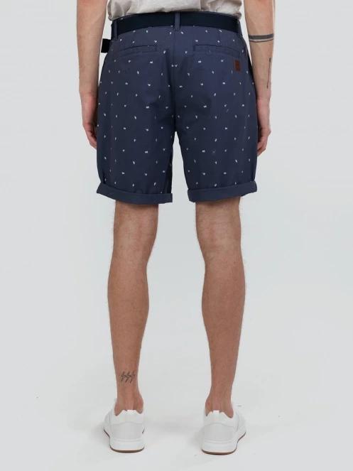 pantaloni scurti pt. barbati Fundango North Shore Chino Shorts albastru inchis 3