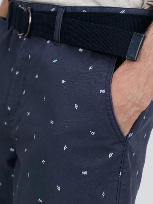 pantaloni scurti pt. barbati Fundango North Shore Chino Shorts albastru inchis 7