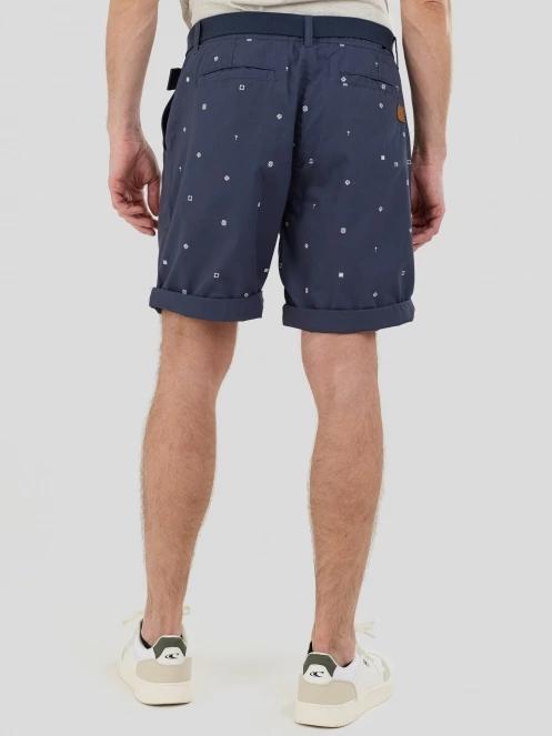 pantaloni scurti pt. barbati Fundango North Shore Chino Shorts albastru inchis 3