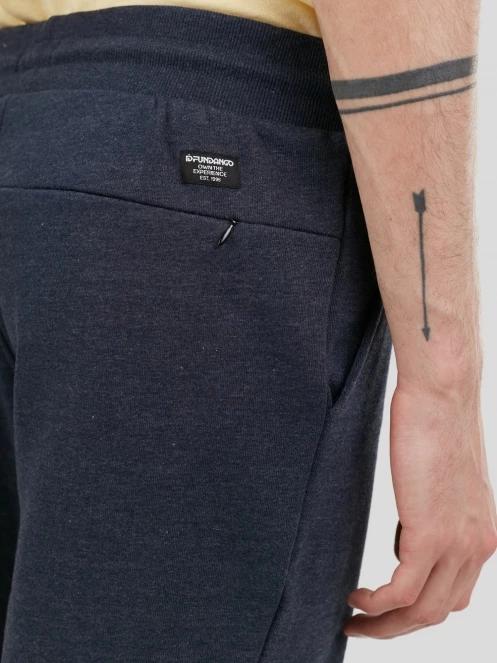 pantaloni scurti de trening pt. barbati Fundango Delon Sweatshorts albastru inchis 7