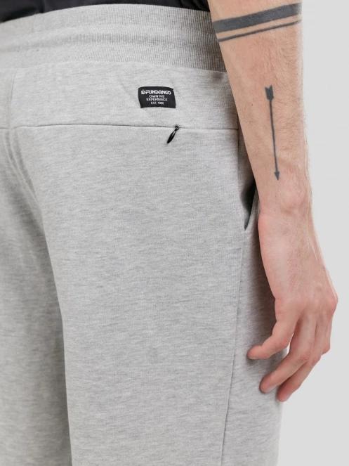 pantaloni scurti de trening pt. barbati Fundango Delon Sweatshorts gri 6