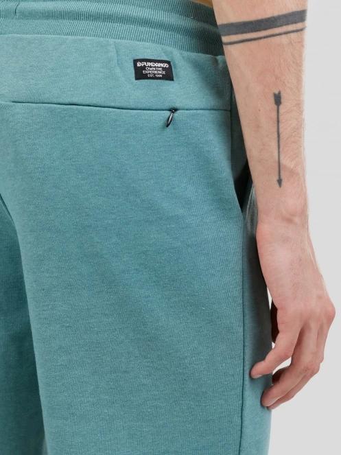 pantaloni scurti de trening pt. barbati Fundango Delon Sweatshorts verde 5