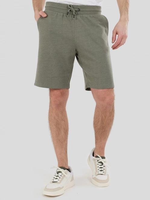pantaloni scurti de trening pt. barbati Fundango Delon Sweatshorts verde 2