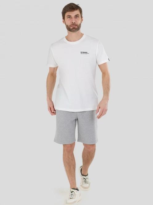 pantaloni scurti de trening pt. barbati Fundango Delon Sweatshorts gri 4