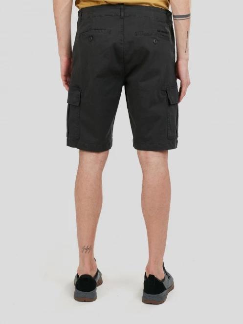 pantaloni scurti cu buzunare laterale pt. barbati Fundango Zack Cargo Shorts gri 3