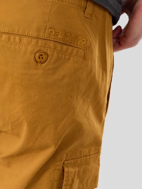 pantaloni scurti cu buzunare laterale pt. barbati Fundango Zack Cargo Shorts galben 7