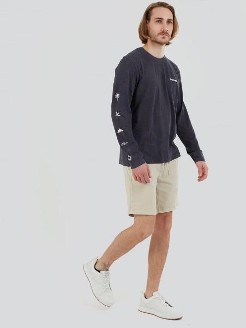 pantaloni scurti pt. barbati Fundango Mason Chino Shorts nisip 4
