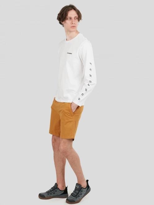 pantaloni scurti pt. barbati Fundango Mason Chino Shorts galben 4