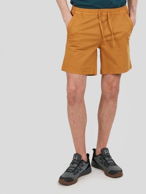 pantaloni scurti pt. barbati Fundango Mason Chino Shorts galben 5