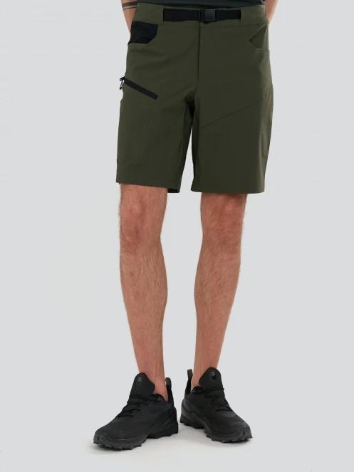 pantaloni scurti pentru drumetii pt. barbati Fundango Roger Trekking Shorts verde 2