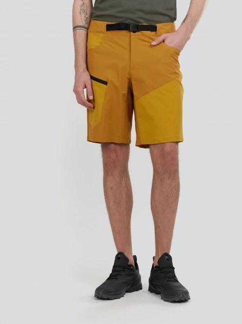 pantaloni scurti pentru drumetii pt. barbati Fundango Roger Trekking Shorts maro 2