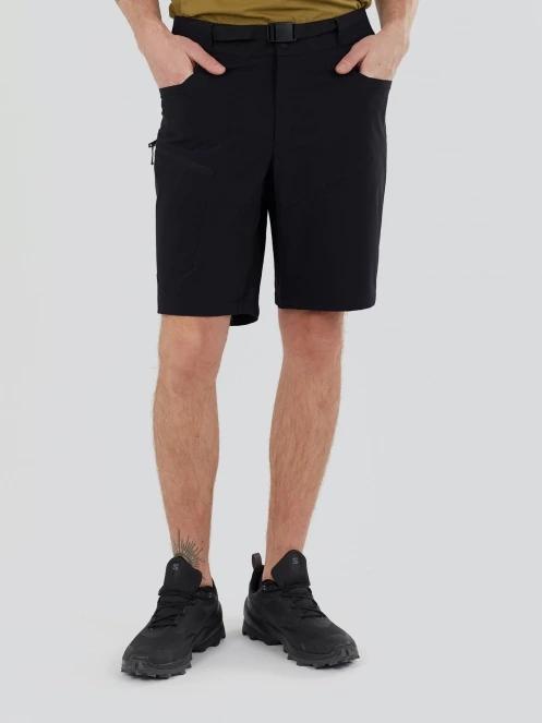 pantaloni scurti pentru drumetii pt. barbati Fundango Roger Trekking Shorts negru 5