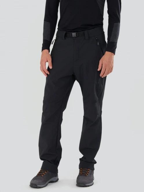 pantaloni softshell pt. barbati Fundango Akira Softshell Pants negru 2
