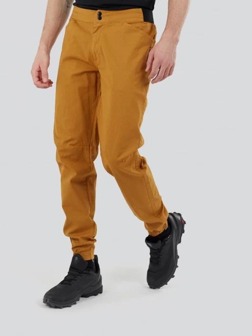 pantaloni de sport pt. barbati Fundango Python Climbing Pants galben 2