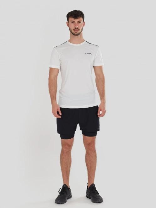pantaloni scurti pentru sport pt. barbati Fundango Corris Running Shorts negru 4