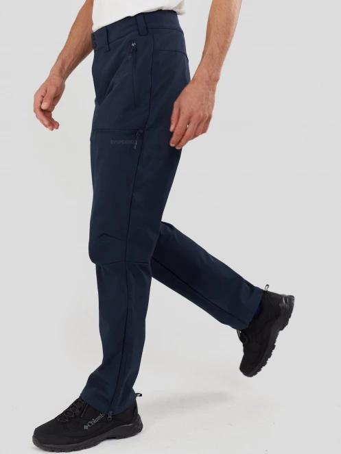 pantaloni softshell pt. barbati Fundango Akira II Softshell Pants albastru inchis 5