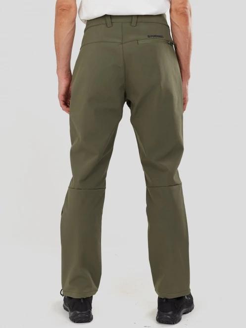 pantaloni softshell pt. barbati Fundango Akira II Softshell Pants oliv 3