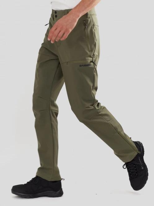pantaloni softshell pt. barbati Fundango Akira II Softshell Pants oliv 5
