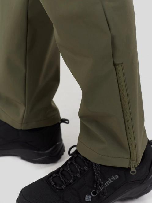 pantaloni softshell pt. barbati Fundango Akira II Softshell Pants oliv 8