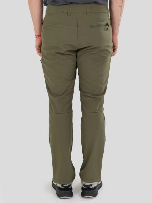 pantaloni softshell pt. barbati Fundango Akira II Softshell Pants oliv 3