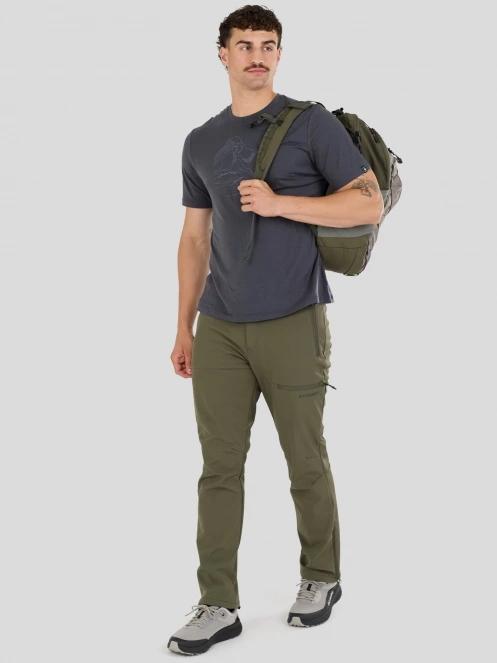 pantaloni softshell pt. barbati Fundango Akira II Softshell Pants oliv 4