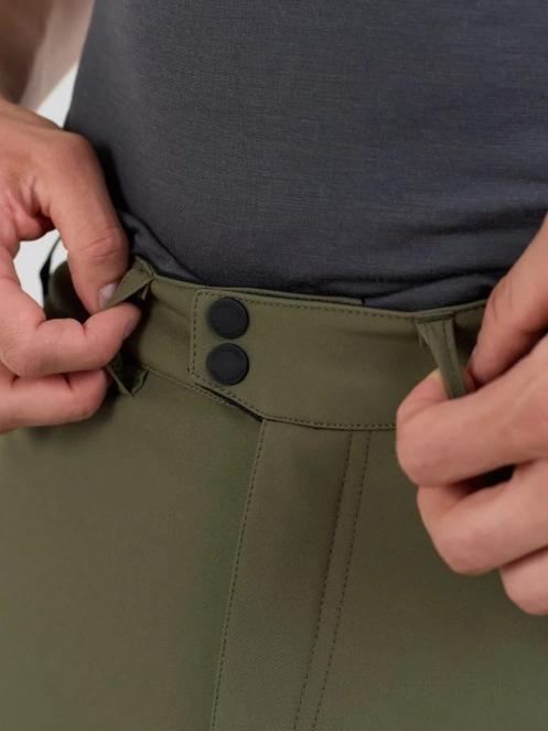 pantaloni softshell pt. barbati Fundango Akira II Softshell Pants oliv 6