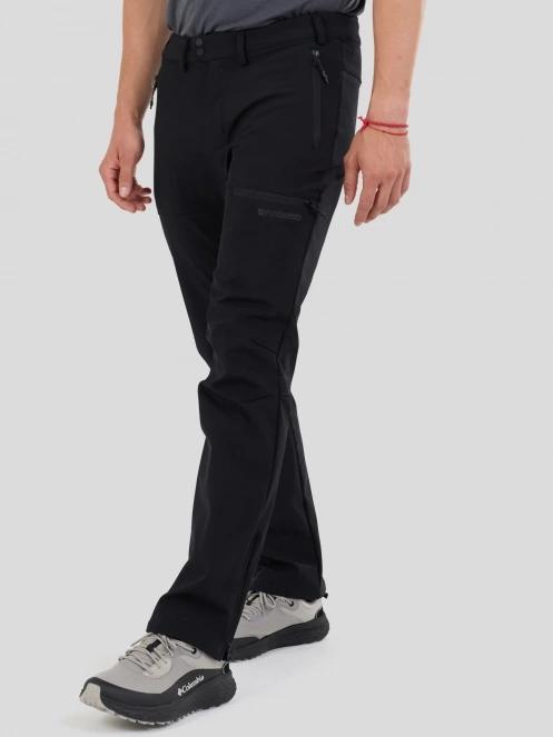 pantaloni softshell pt. barbati Fundango Akira II Softshell Pants negru 3