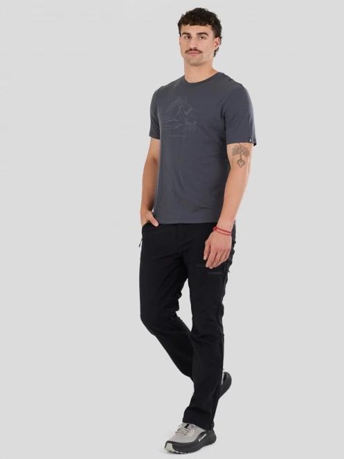 pantaloni softshell pt. barbati Fundango Akira II Softshell Pants negru 6