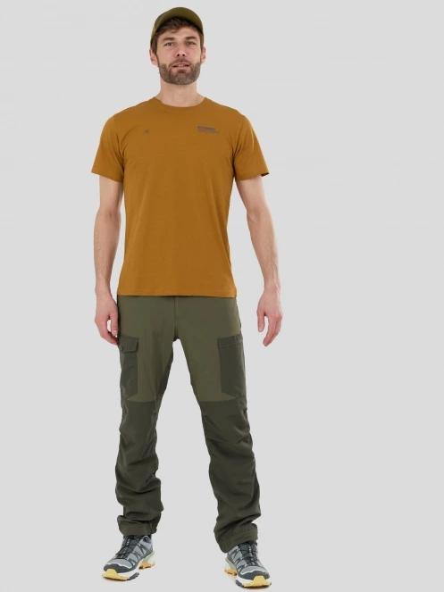 pantaloni de drumetie pt. barbati Fundango Taroom Hiking Pants oliv 4